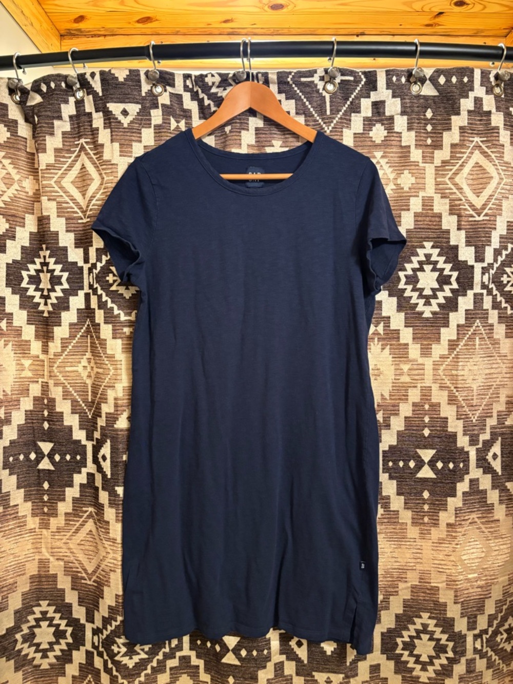 Women’s Navy Gap Dress Size Large, Cotton/Modal blend